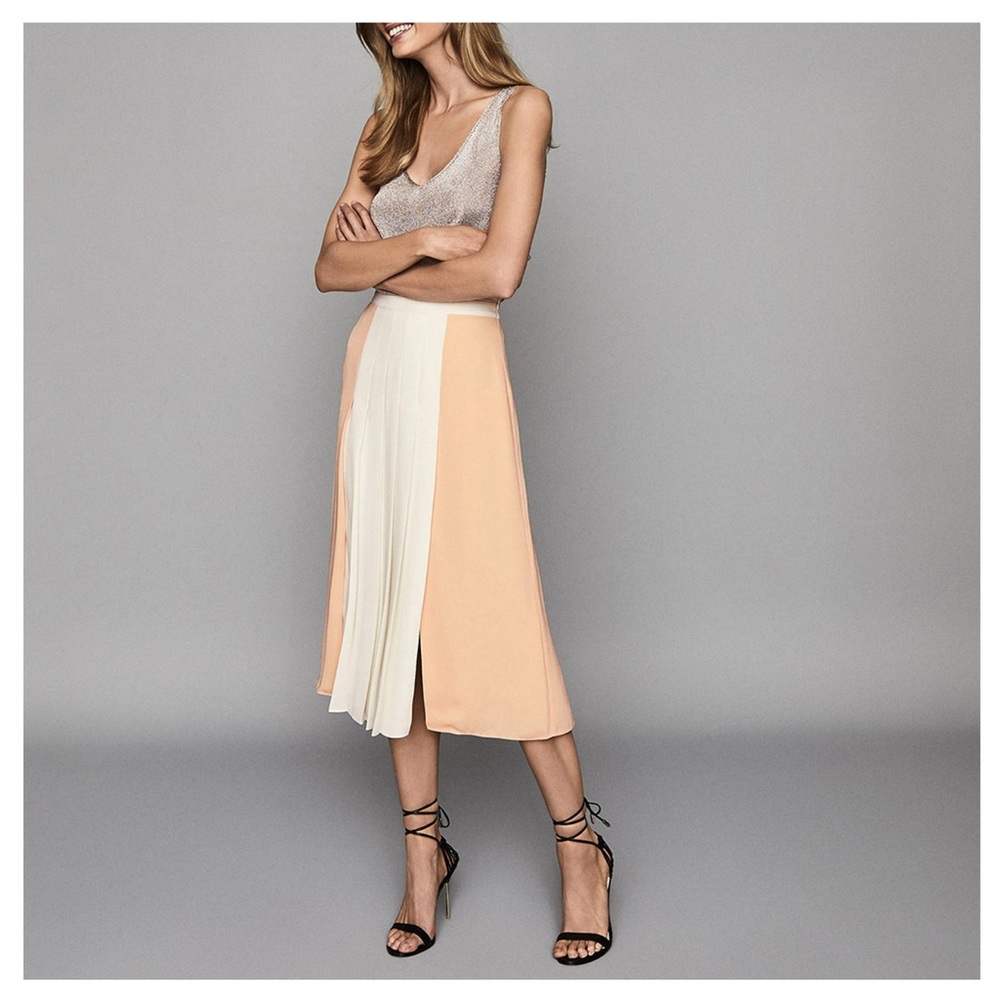 NWT Reiss Abigail Box Pleat Skirt (NWT)